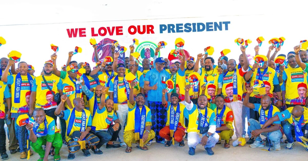 2027: Abia youth group backs Tinubu, Benjamin Kalu