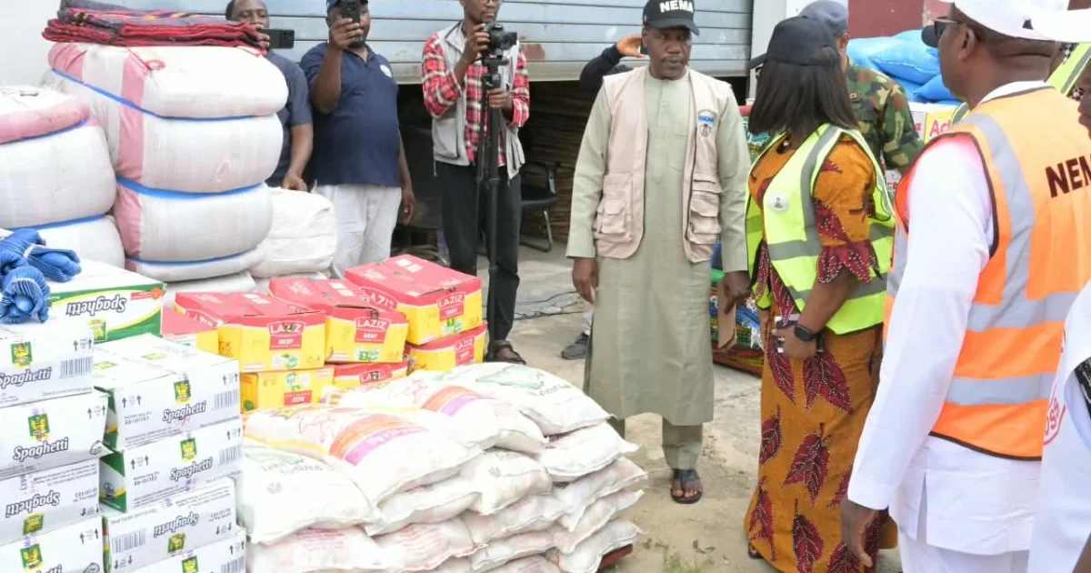 NEMA delivers relief items to Rivers flood victims